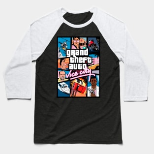 GTA Vice City Cover Baseball T-Shirt